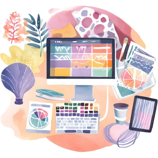 web design illustration